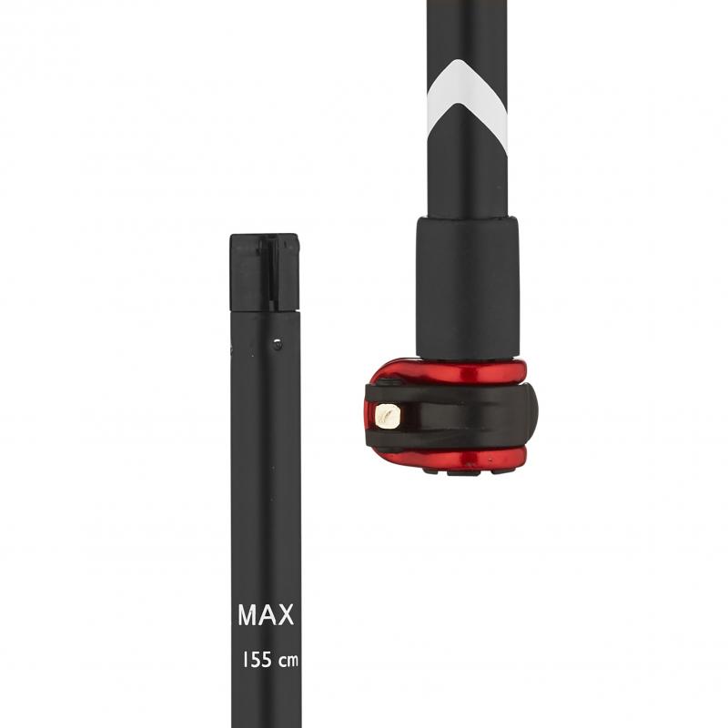 Åsnes Falketind Pole 2-Section V2 staver sort - Bilde 3