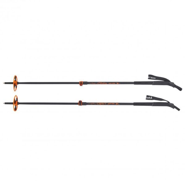 Åsnes Tind Bc 2-Section Alloy Pole V2 staver sort