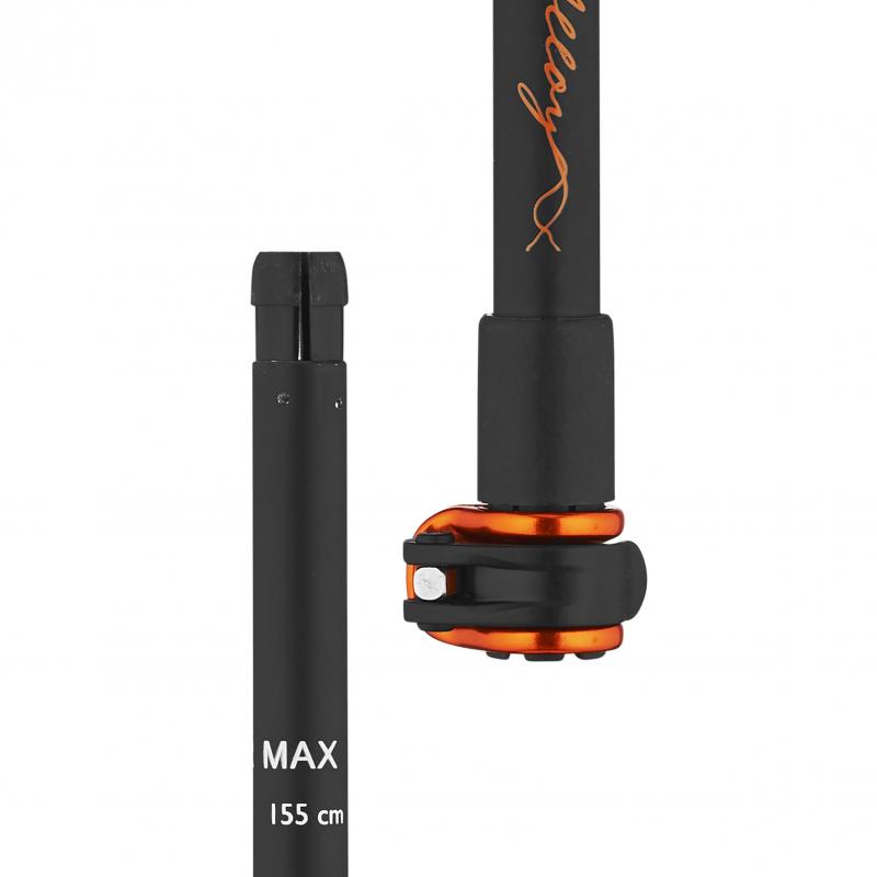 Åsnes Tind Bc 2-Section Alloy Pole V2 staver sort - Bilde 3