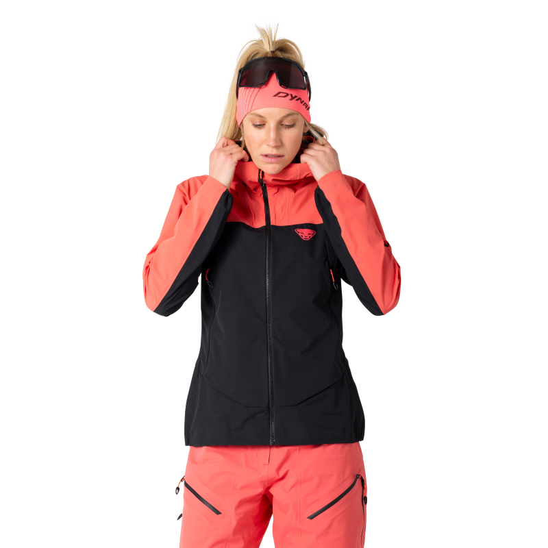 Dynafit Ridge Dst Softshelljakke Dame lakserød/sort - Bilde 2