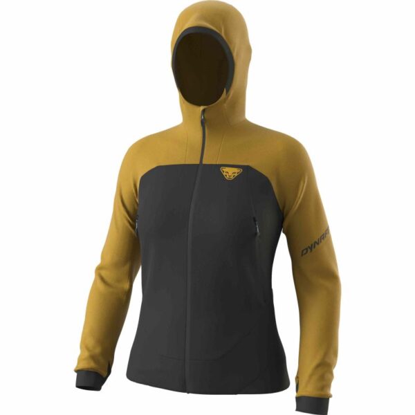 Dynafit Ridge Thermal Hoody Fleece Dame  sort/tobacco