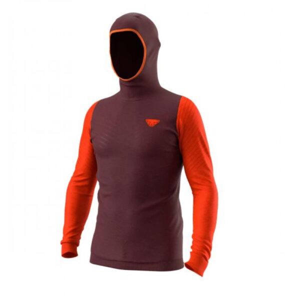 Dynafit Tigard Merino Hoody ullgenser med hette Herre oransje