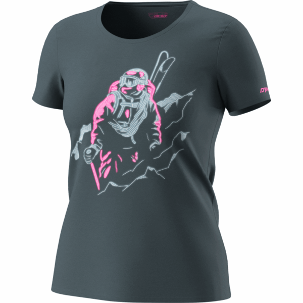 Dynafit Blacklight co T-shirt W  Cinderi bomull Dame blå