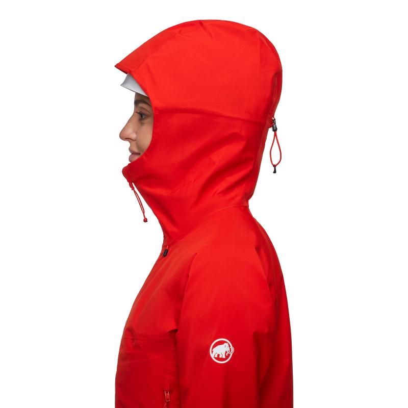 Mammut Crater Iv Hs Hooded Skalljakke Dame rød - Bilde 5