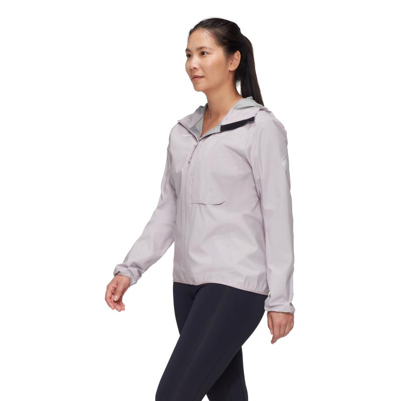 Mammut Ducan Light Hs Hooded Skalljakke Dame lys rosa - Bilde 3