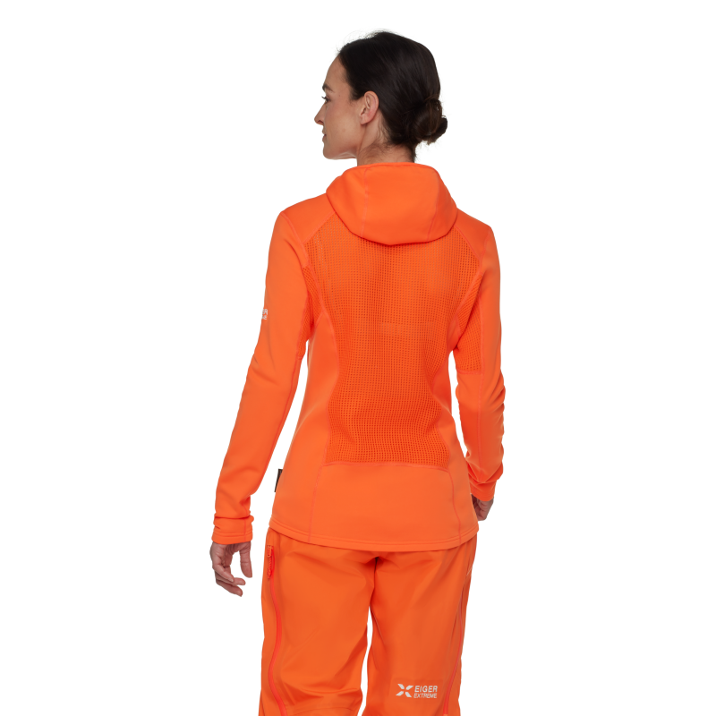 Mammut Eiger Nordwand Advanced Ml Hooded Jacket Women Eiger Orange - Bilde 2