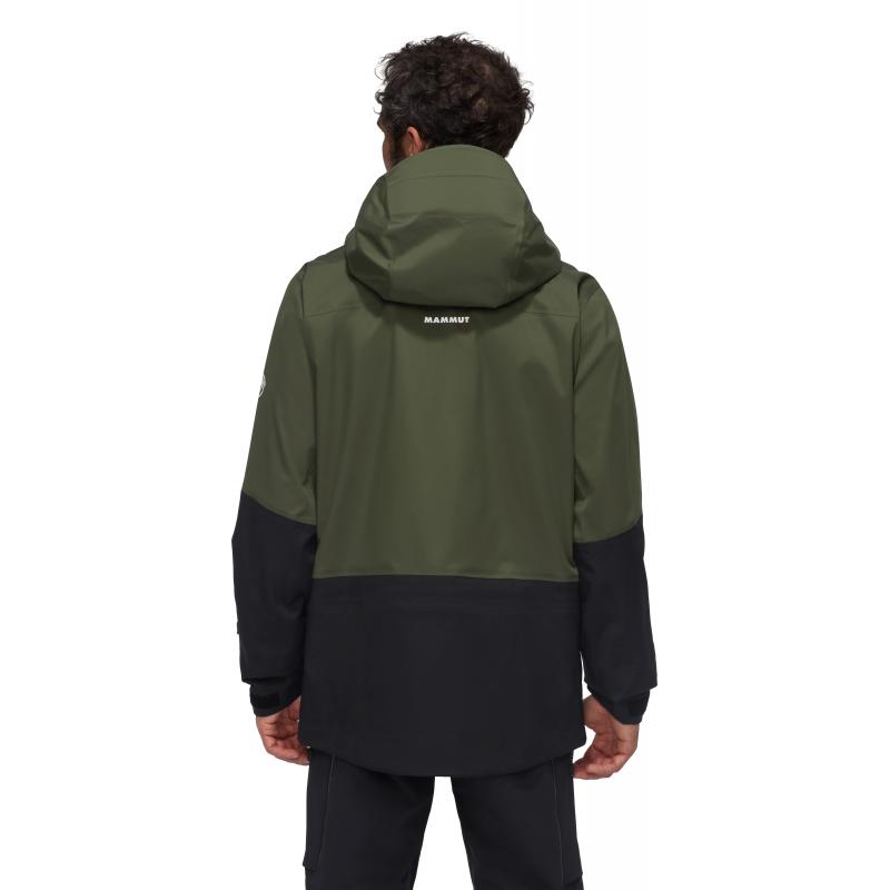 Mammut Haldigrat Hs Bib Skalljakke Herre sort/grønn - Bilde 2