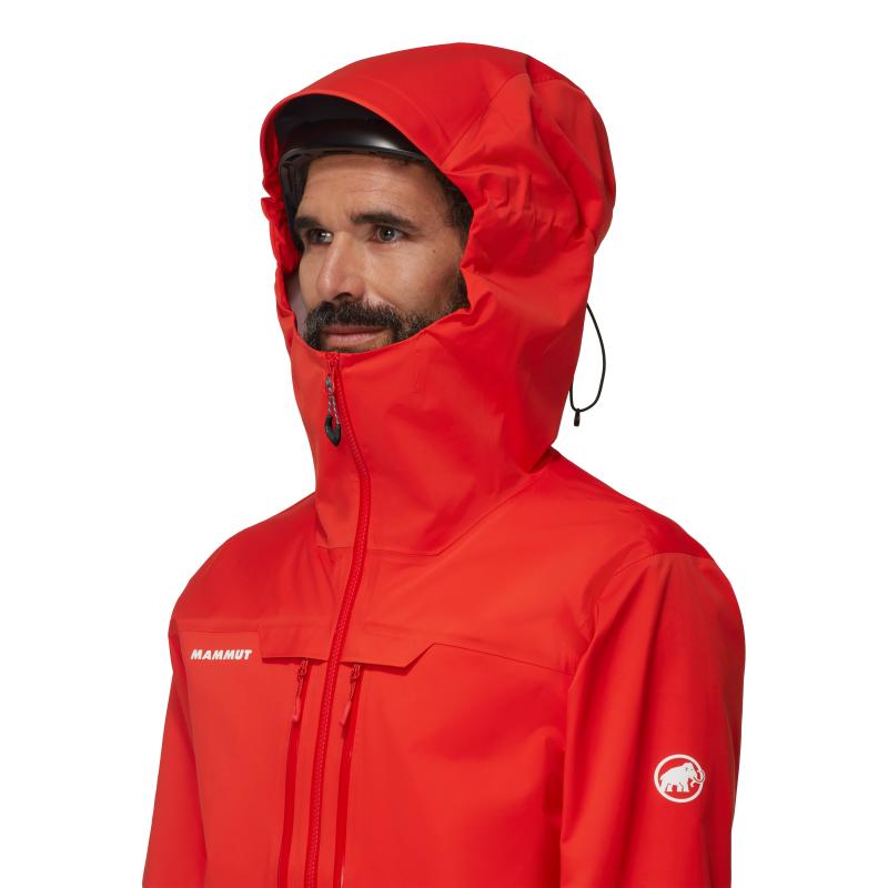 Mammut Haldigrat Hs Bib Skalljakke Herre rød - Bilde 3