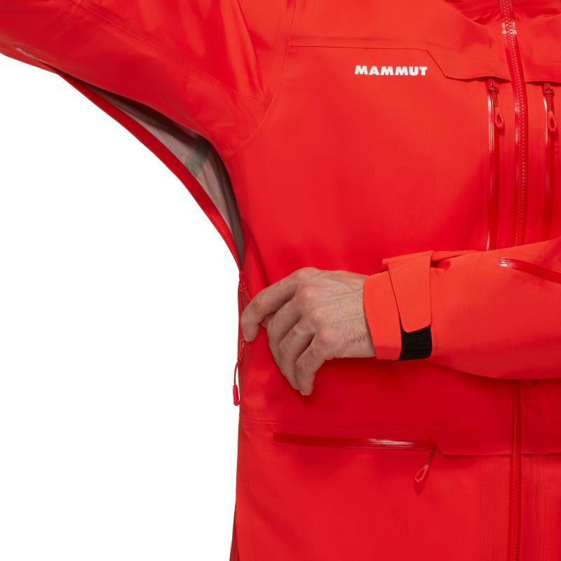 Mammut Haldigrat Hs Bib Skalljakke Herre rød - Bilde 4