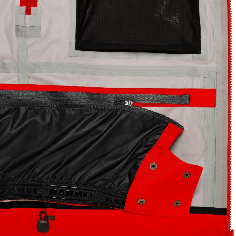 Mammut Haldigrat Hs Bib Skalljakke Herre rød - Bilde 5