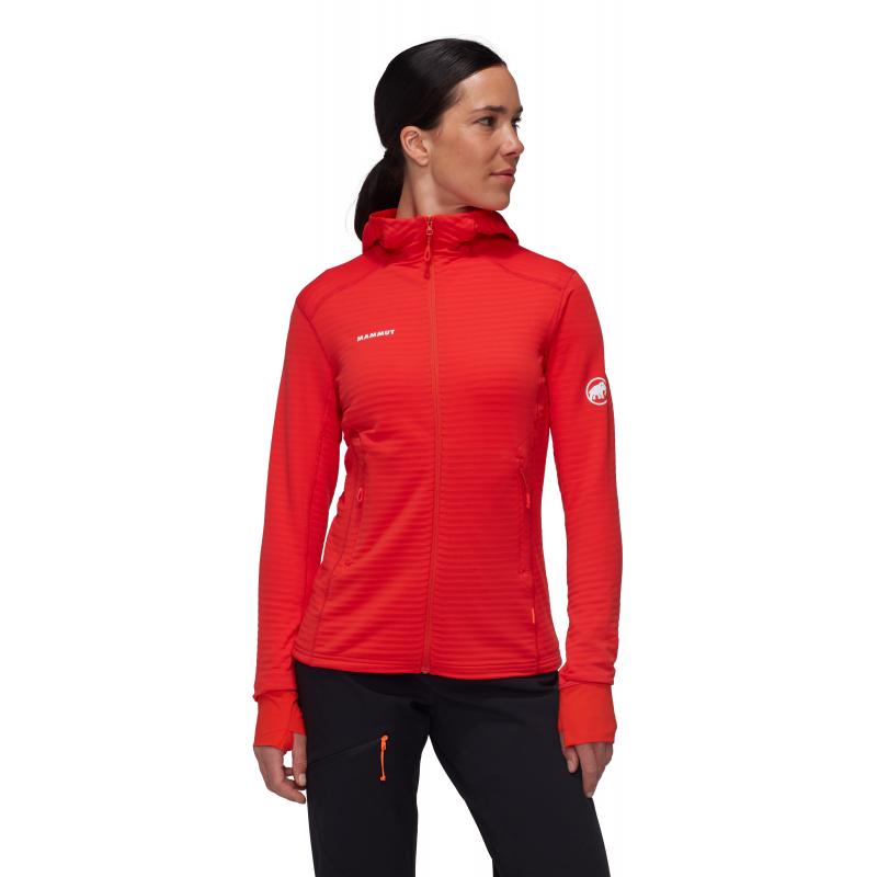 Mammut Taiss Light Ml Hooded Jacket Women Mammut Red-Blac - Bilde 2