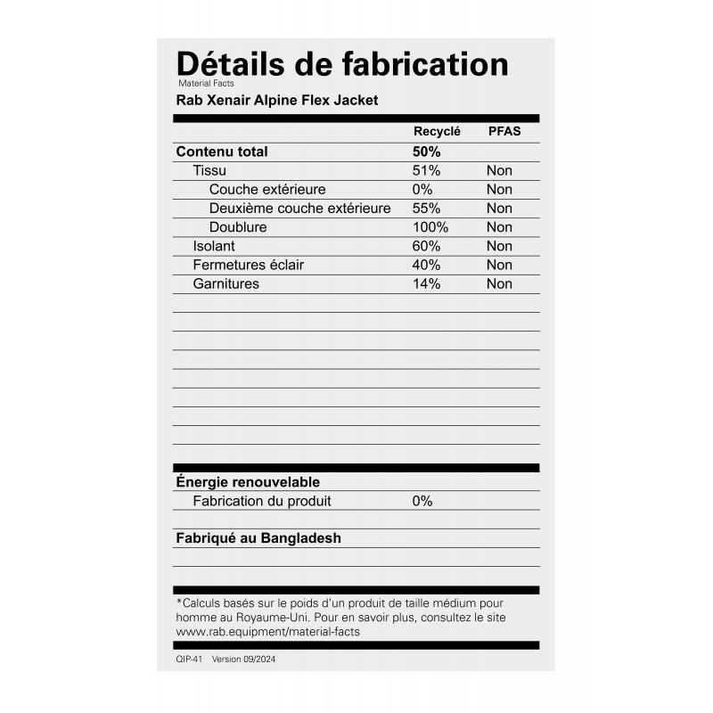 Rab Rab Xenair Alpine Flex Jacket QIP-41 Rigg Lofoten 2