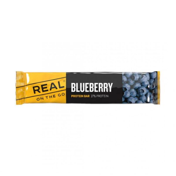 Real Turmat Real OTG Protein bar Blueberry (NYHET) 9280 Rigg Lofoten 1