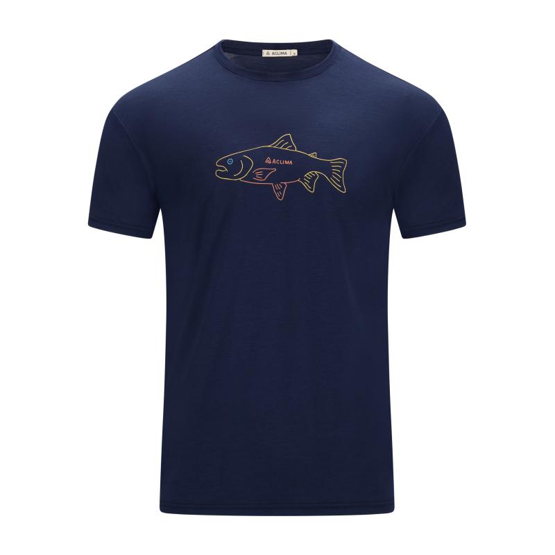 Aclima Aclima Lightwool 140 Classic Tee Salmon M´S 111537 Rigg Lofoten 1