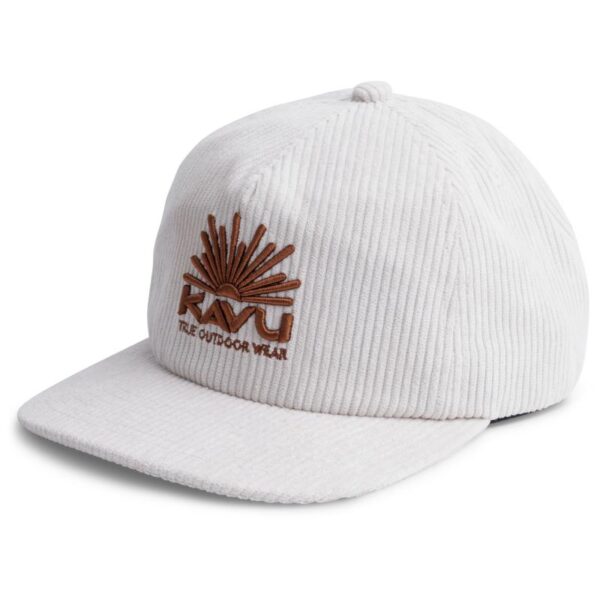 Kavu Kavu Captain Cord Caps Naturhvit